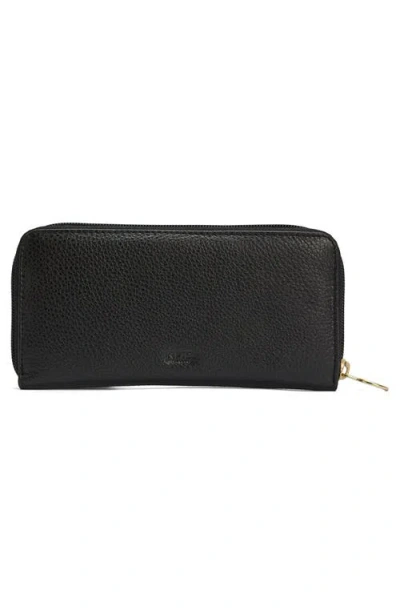 Barbour Birch Rfid Leather Wallet In Black
