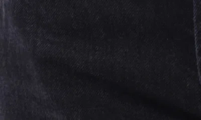 Agolde Black Low-rise Parker Denim Shorts In Black