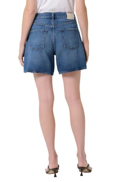 Citizen Of Humanity Citizens Of Humanity Brynn Drawstring Denim Shorts In Blue