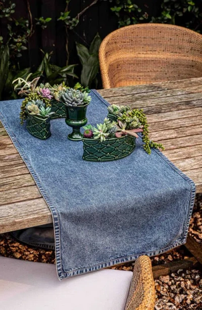 Juliska Denim Table Runner In Blue