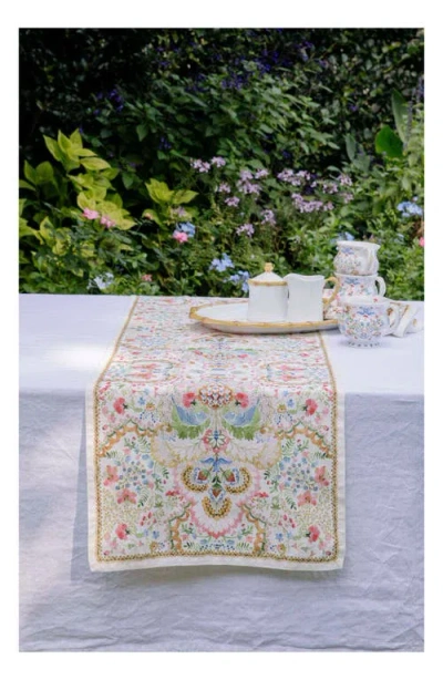 Juliska Sofia Linen Table Runner In Multi