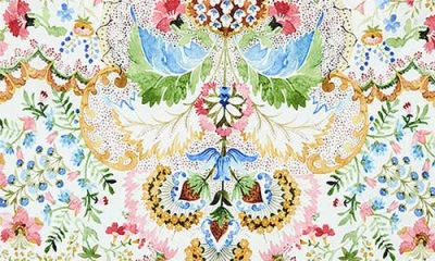 Juliska Sofia Linen Table Runner In Multi