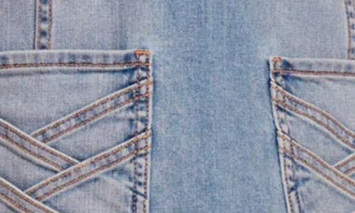 Ramy Brook Skylar Short Sleeve Braided Denim Dress In Blue