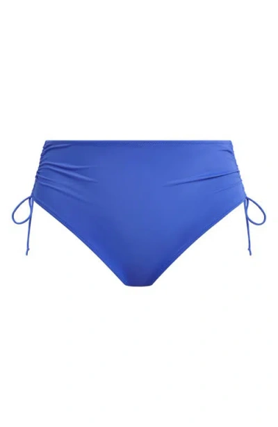 Elomi Plain Sailing Adjustable Bikini Bottoms In Blue