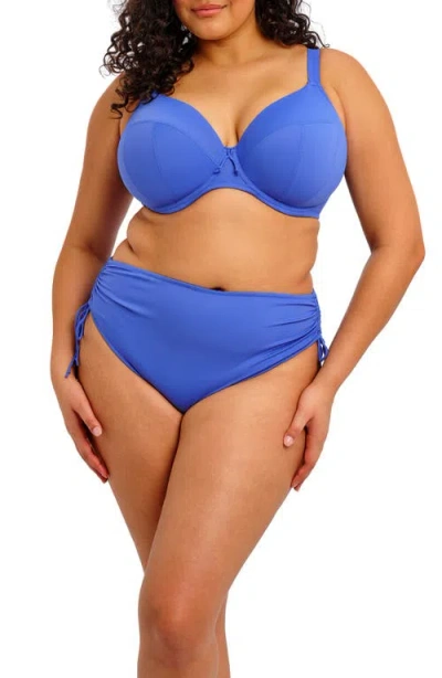 Elomi Plain Sailing Adjustable Bikini Bottoms In Blue