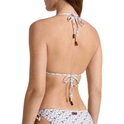 Vilebrequin Women Triangle Bikini Top Micro Ronde Des Tortues In Multi