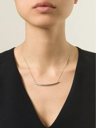 Shop Shaun Leane 'quill' Necklace In Metallic