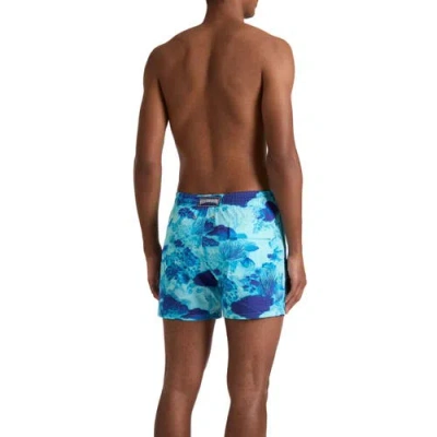 Vilebrequin X-ray Medusa Ultralight Foldable Swim Trunks In Blue