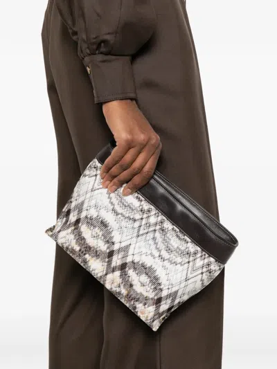 Missoni Patterned Trim Shoulder Bag In Multi