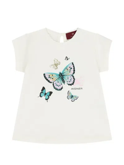 Aigner Butterfly-print Short Set In Multi