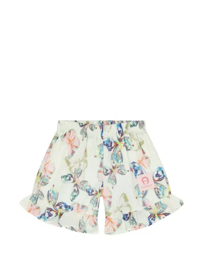 Aigner Butterfly-print Short Set In Multi
