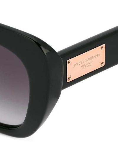 Shop Dolce & Gabbana Oversized Sunglasses