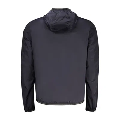 Blauer Blue Elastane Shell Jacket In Blue