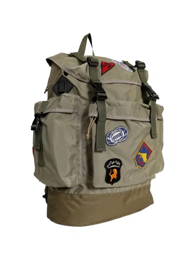 Human Made Multi Patch Backpack In Green