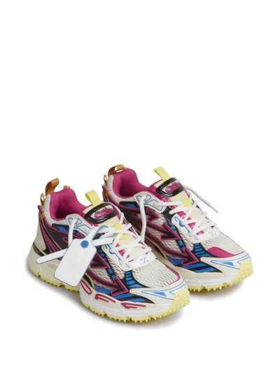 Off-white Multicolor Polyamide Athletic Sneakers In Multi