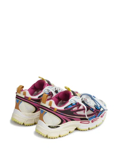 Off-white Multicolor Polyamide Athletic Sneakers In Multi