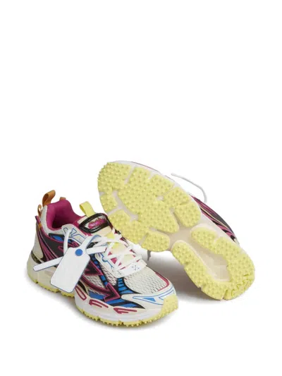 Off-white Multicolor Polyamide Athletic Sneakers In Multi