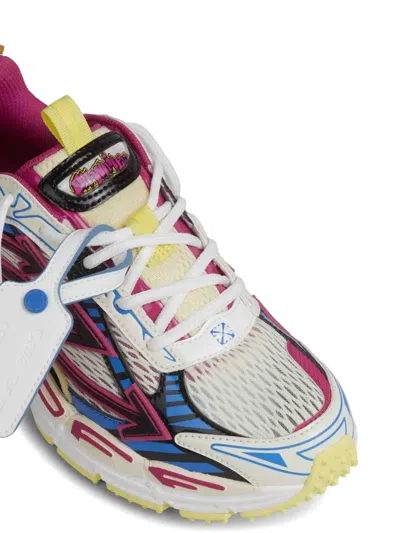 Off-white Multicolor Polyamide Athletic Sneakers In Multi