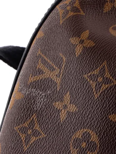 Pre-owned Louis Vuitton Josh Macassar Monogram Canvas Backpack In Brown