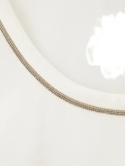 Panicale Beaded Top In Neutral