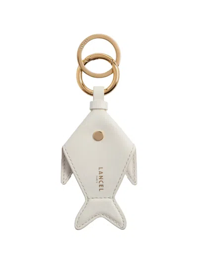 Lancel Fish-motif Keyring In Pattern