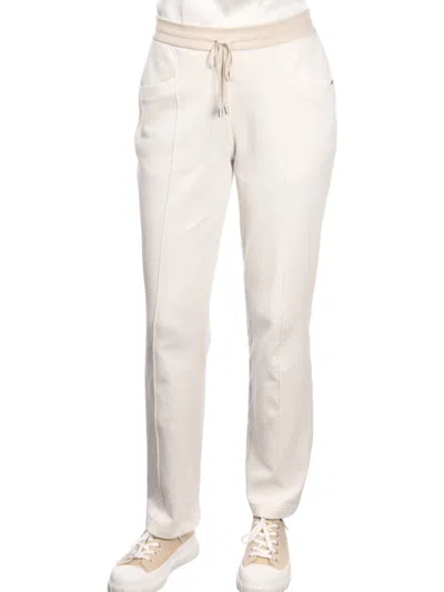 Gran Sasso Drawstring Track Pants In White