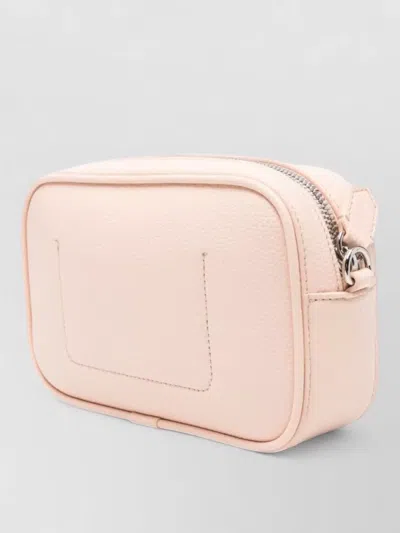 Emporio Armani Camera Shoulder Bag Adjustable Strap Design In Pink