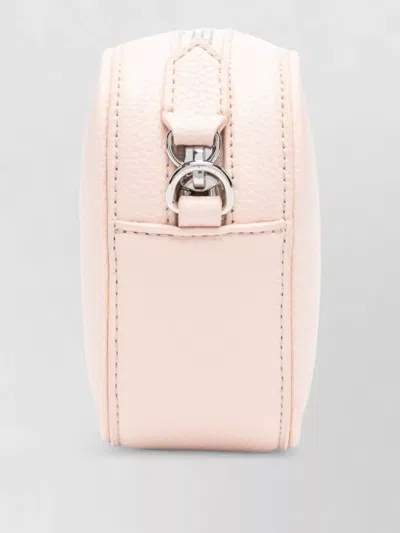 Emporio Armani Camera Shoulder Bag Adjustable Strap Design In Pink