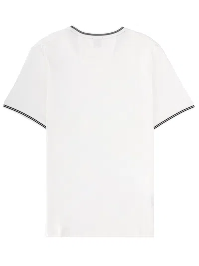 Hugo Boss Boss Taul Tipped Crewneck T-shirt In Multi