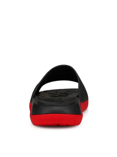 Christian Louboutin Louboutin Slides And Clogs Easy Breezy Men Rubber Black In Black