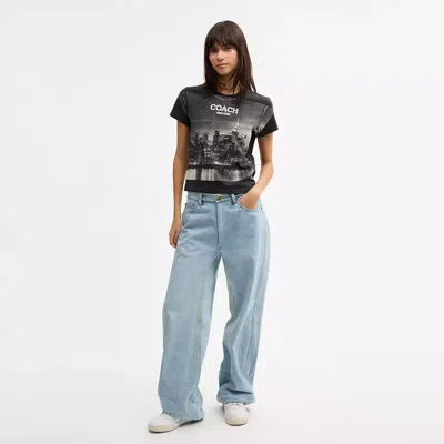 Coach Postcard 90's-t-shirt In Pattern