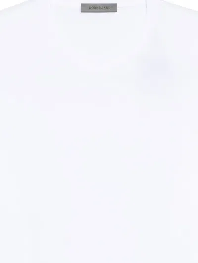 Corneliani Klassisches Langarmshirt In White