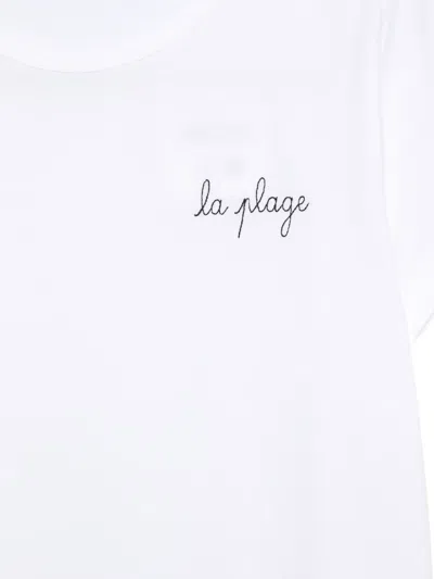 Maison Labiche Lettering T-shirt In White