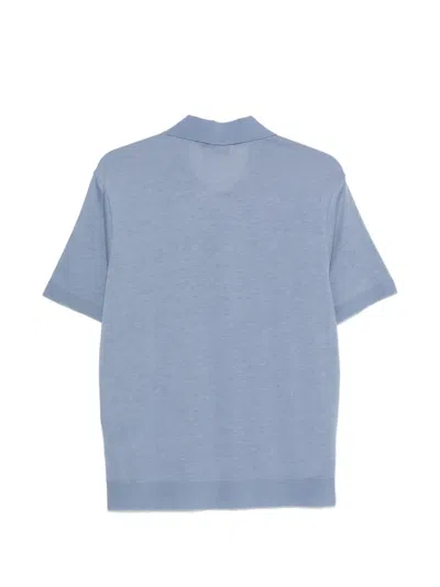 Altea Jersey Polo Dennis Solid-color In Blue