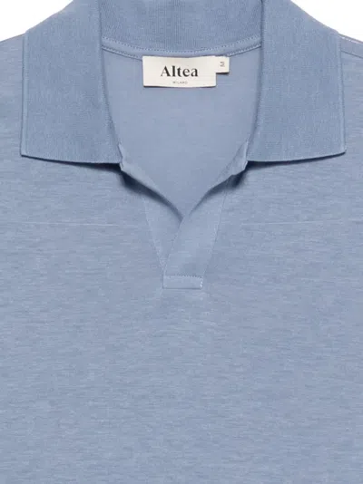 Altea Jersey Polo Dennis Solid-color In Blue