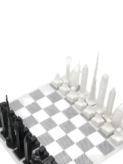 Skyline Chess Dubai Chess Set In White