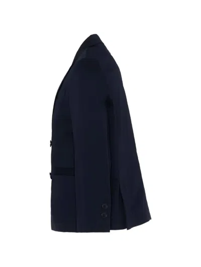 Dondup Double-breasted Jacket In Blue