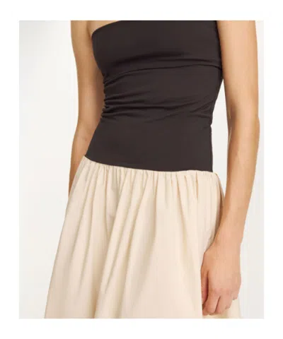 By Malene Birger Marc Organic Cotton Maxi Dress In Neutral