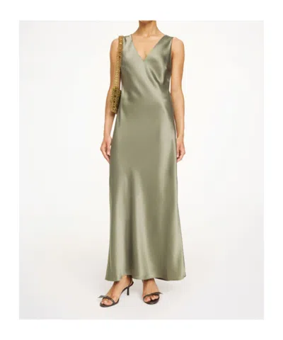 By Malene Birger Levita Satin Maxi Dress In Multi