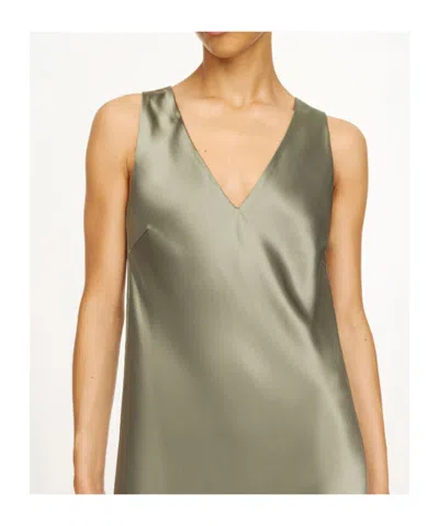 By Malene Birger Levita Satin Maxi Dress In Multi