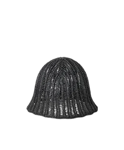 Brunello Cucinelli Techno Raffia Bucket Hat In Neutral