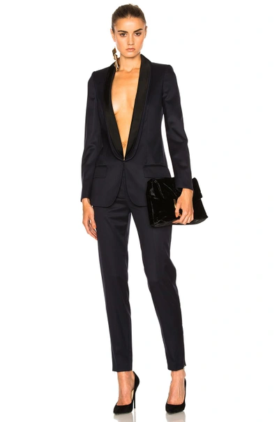 Shop Stella Mccartney Vivian Tailored Trousers In Blue