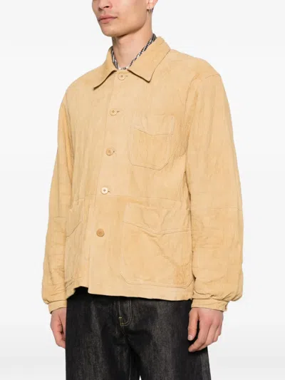 Visvim Patch-pocket Travail Coverall Jacket In Brown