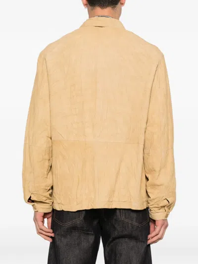 Visvim Patch-pocket Travail Coverall Jacket In Brown