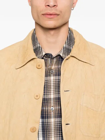 Visvim Patch-pocket Travail Coverall Jacket In Brown
