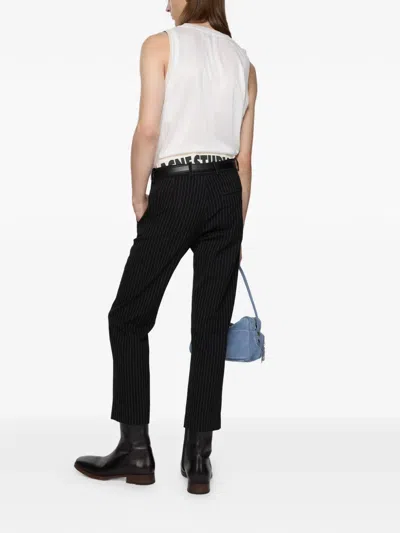 Acne Studios Logo Vest In Blue