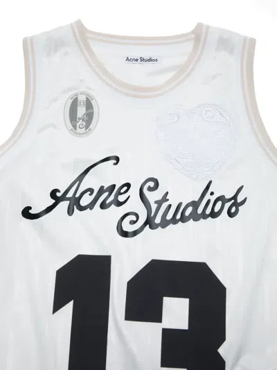 Acne Studios Logo Vest In Blue