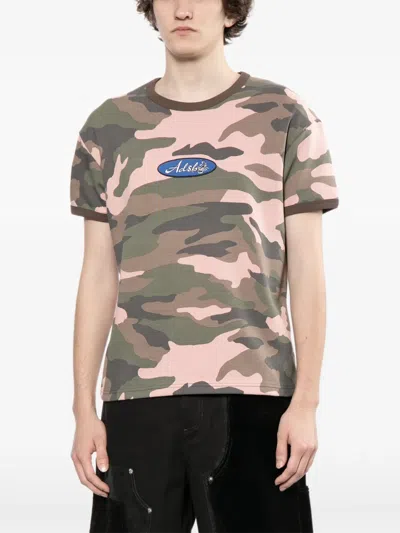 Andersson Bell Camouflage-print T-shirt In Multi