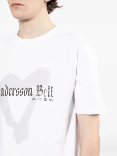 Andersson Bell Heart T-shirt In White
