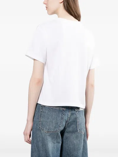 Apc Boxy Micro Logo T-shirt In White